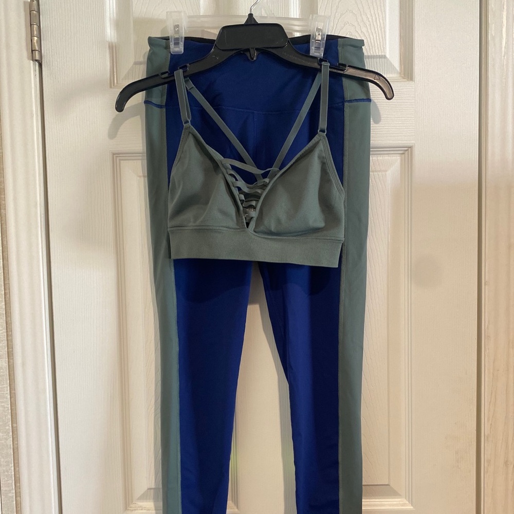 Leggings and matching sports bra